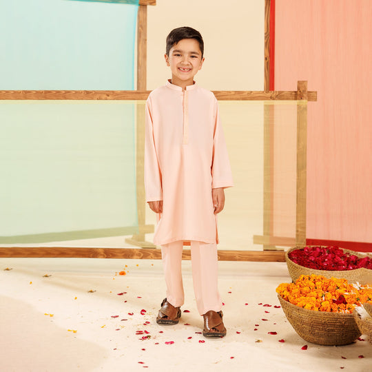 Boys Poly Viscose Shalwar Suit (Tribal)