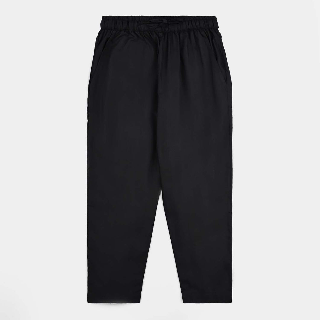 Boys Poly Viscose PKT Pajama-BLACK