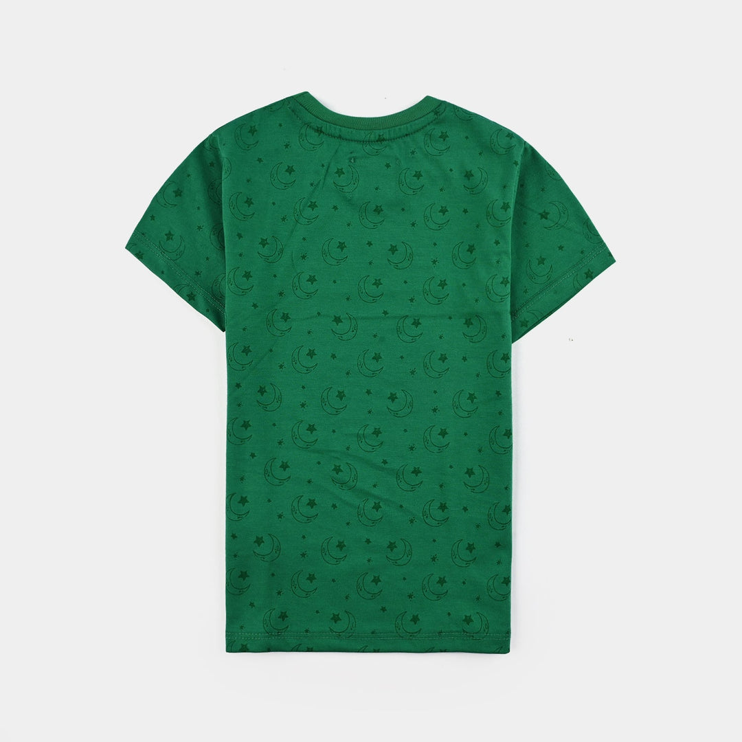 Boys Poly Cotton Jersey T-Shirt H/S SITARO SE AAGE-Joly Green