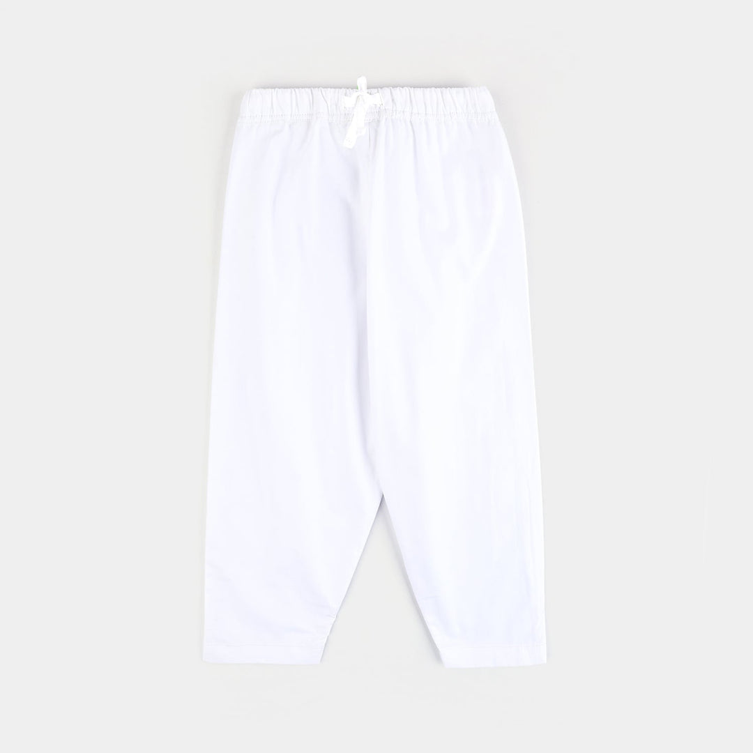 Infant Boys Cotton Eastern Bottoms-Off White