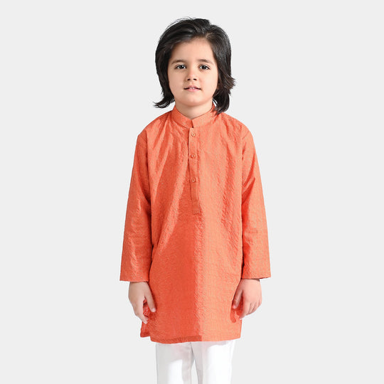 Boys Cotton Basic Kurta (Chicken Kari)