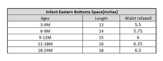 Infant Boys Cotton Eastern Bottoms-Off White