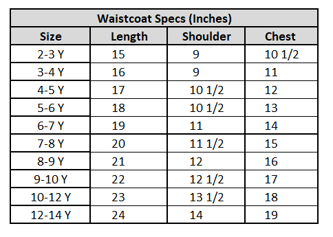Boys Poly Viscose Waist coat (Royal)-NAVY