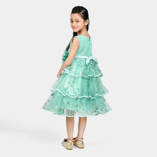 Girls Sequence Fancy Frock Layer