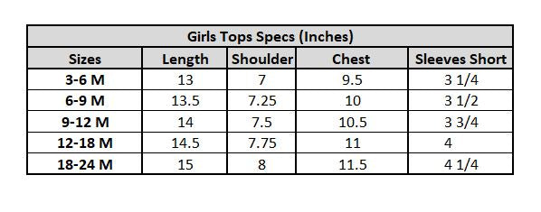Infant Girls Poly Net Casual Top Ticket Ind-Multi
