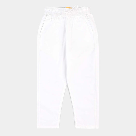 Boys Cotton Eastern Pyjama -Off White