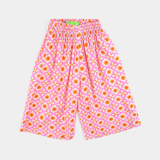 Infant Girls Cotton Viscose Co-Ord Set Mosaic-PINK