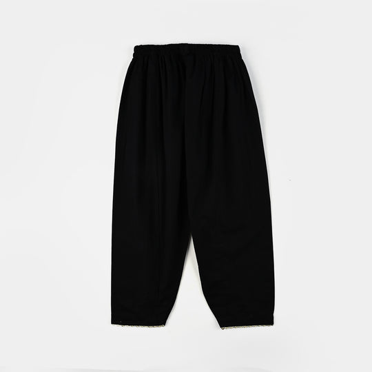 Girls Cotton Emb 2Pcs Gulbahar-BLACK