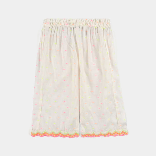 Infant Girls Jacquard 2 Pcs Neon-WHITE