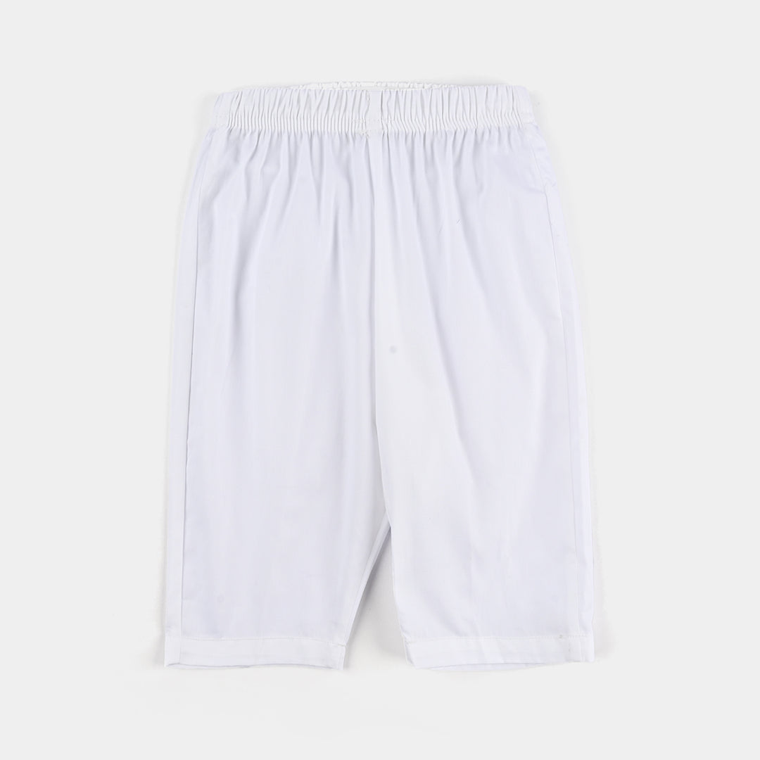 Infant Boys 3 Cotton Poplin Piece Suit (Azadi)-WHITE