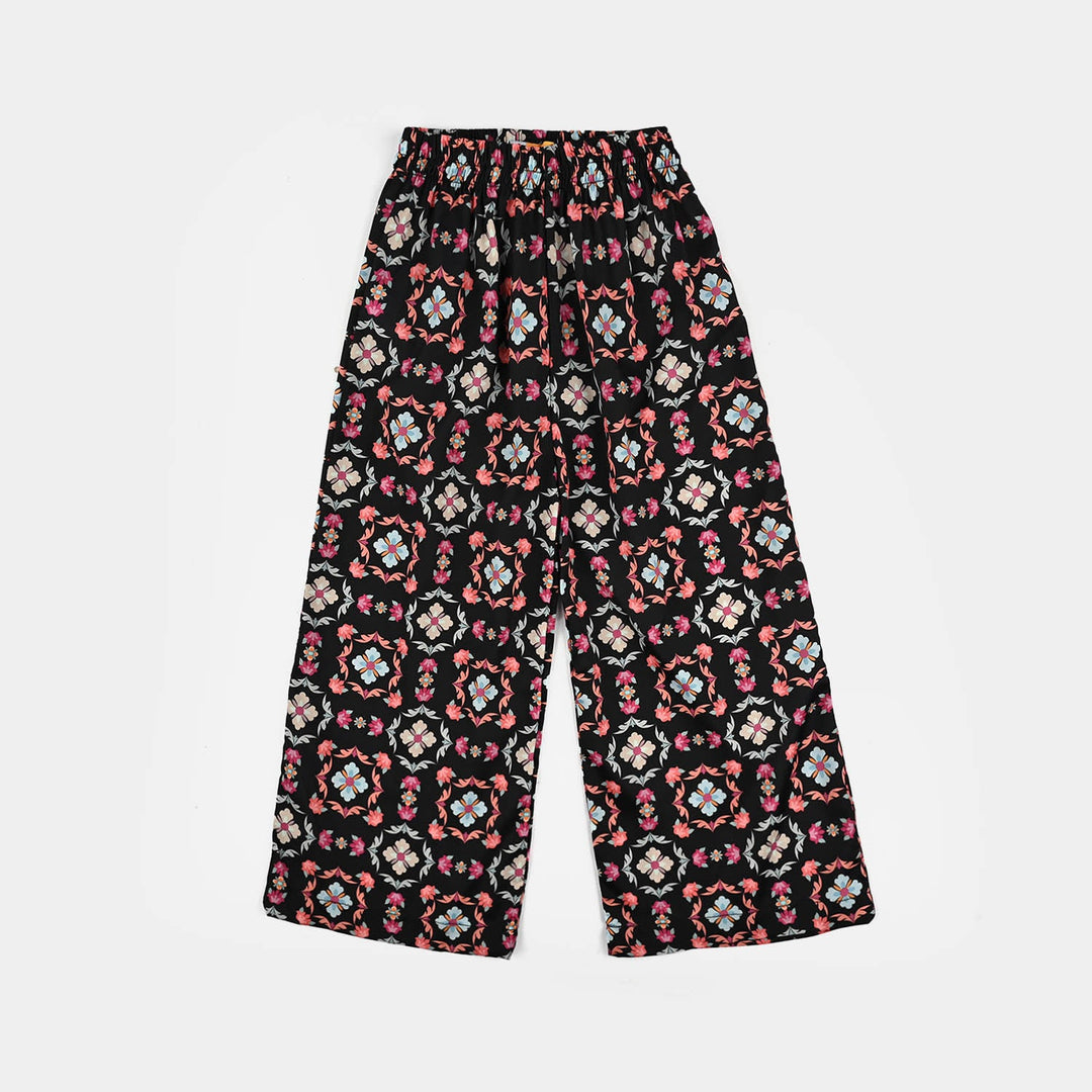 Girls Poly Net Co-Ord Set Wonder-BLACK