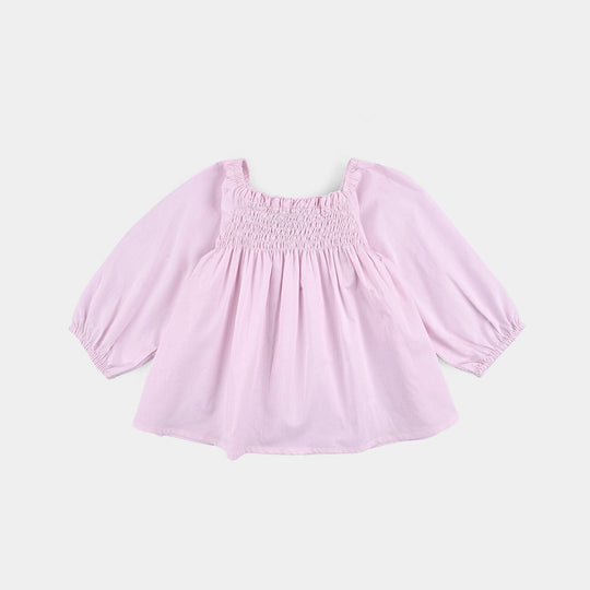 Infant Girls Cotton Casual Top Stripes - Pink